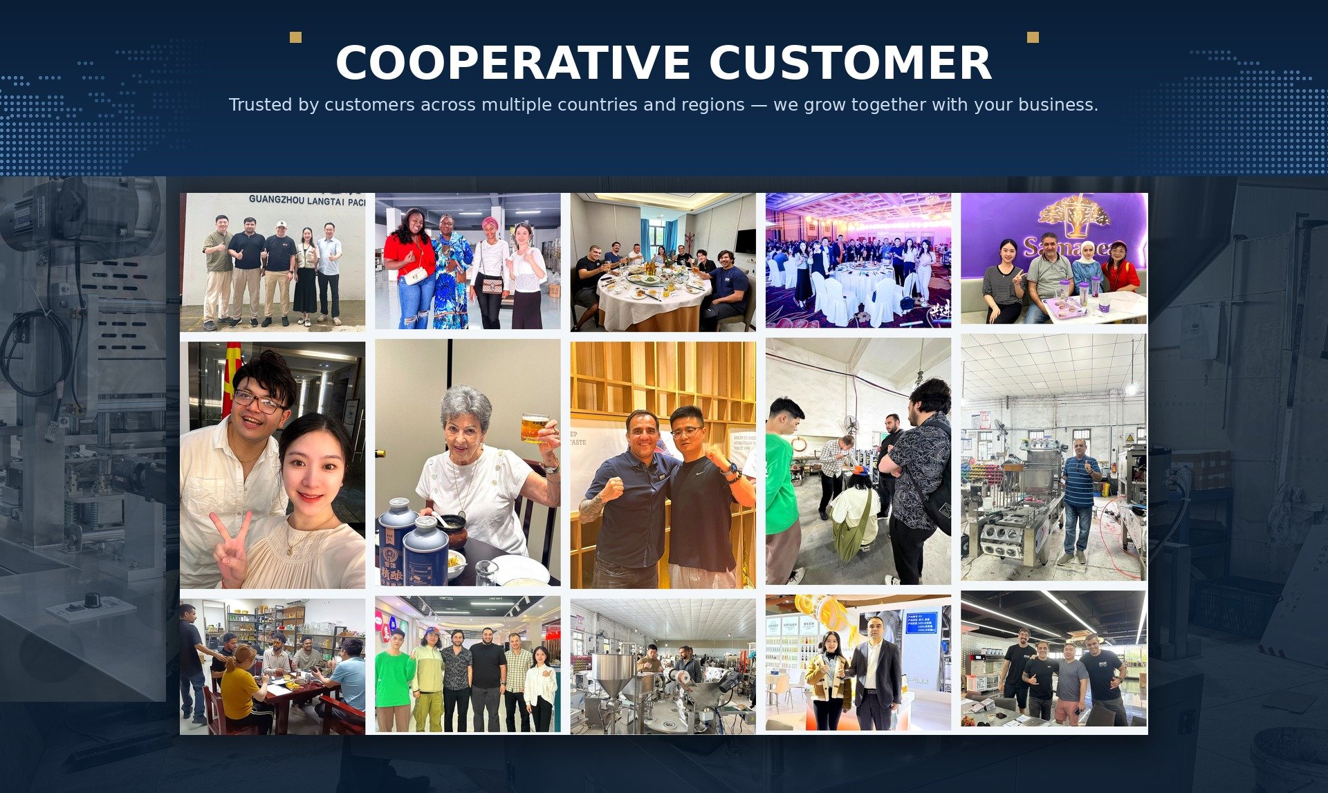 Langtai cooperative customers and project partners worldwide