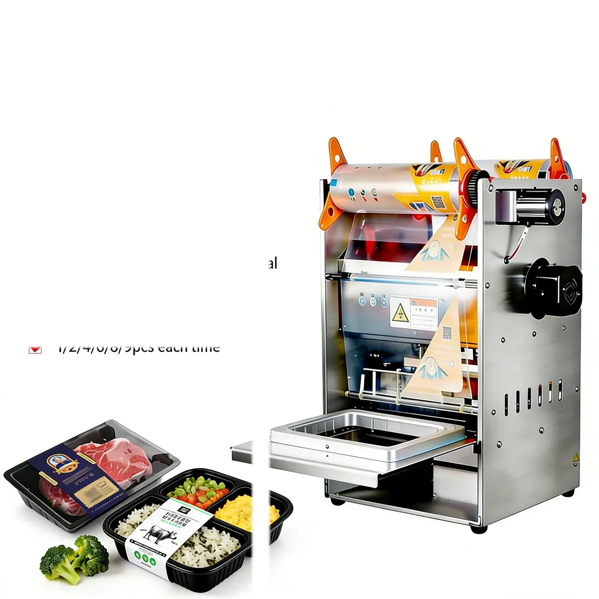 Vertical cup sealing machine